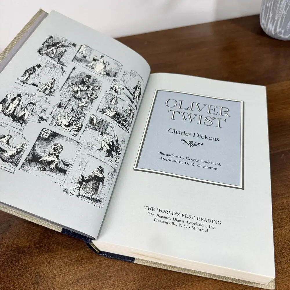 Oliver Twist by Charles Dickens Reader's Digest Edition 1987 Hardcover